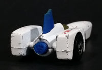 1980 Hot Wheels Tricar X8 White Blue Die Cast Toy Jet Car Vehicle - Treasure Valley Antiques & Collectibles