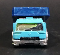 2013 Hot Wheels City Works Back Slider Truck Light Blue Die Cast Toy Car Vehicle - Treasure Valley Antiques & Collectibles