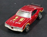 2010 Hot Wheels Hot Auction Olds 442 Metallic Red Die Cast Toy Muscle Car Vehicle - Treasure Valley Antiques & Collectibles