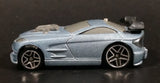 2004 Hot Wheels Tooned Mercy Breaker Light Silver Blue Die Cast Toy Car Vehicle - McDonald's Happy Meal - Treasure Valley Antiques & Collectibles