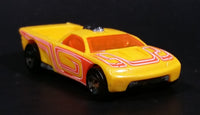 2008 Hot Wheels Trick Tracks Bedlam Truck Yellow Die Cast Toy Car Vehicle - Treasure Valley Antiques & Collectibles