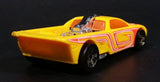 2008 Hot Wheels Trick Tracks Bedlam Truck Yellow Die Cast Toy Car Vehicle - Treasure Valley Antiques & Collectibles