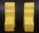 Vintage Saskatoon, Saskatchewan Yellow Ceramic Grain Elevators Salt & Pepper Shaker Set - Treasure Valley Antiques & Collectibles