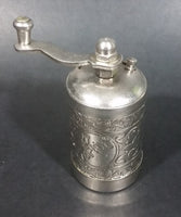 Vintage Acar Traditional Turkish Handmade Decorative Brass Pepper Corn Spice Mill Grinder - Treasure Valley Antiques & Collectibles