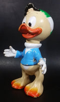 Vintage Original 1962 Elephantino Walt Disney Productions Racing Track Louie Duck 10" Rubber Squeezable Toy Figure - Treasure Valley Antiques & Collectibles