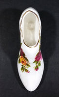 1960s Ashleydale England Fine Bone China Porcelain Collectible Decorative Shoe - Treasure Valley Antiques & Collectibles