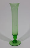 Vintage Green Colored Thin 8" Depression Glass Vase - Treasure Valley Antiques & Collectibles