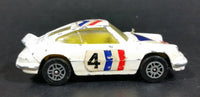 Vintage 1970s Corgi Juniors Porsche Carrera #4 White Die Cast Toy Race Car Vehicle Made in Great Britain - Treasure Valley Antiques & Collectibles