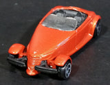 2010 Maisto Fresh Metal Chrysler Prowler Convertible Orange 1/64 Scale Die Cast Toy Car Vehicle - Treasure Valley Antiques & Collectibles