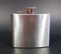 5 oz. Blank Curved Stainless Steel Pocket Flask - Treasure Valley Antiques & Collectibles