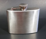 5 oz. Blank Curved Stainless Steel Pocket Flask - Treasure Valley Antiques & Collectibles