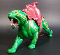 Vintage 1981 Masters of the Universe He Man Green Battle Cat w/ Saddle Toy Action Figure - Treasure Valley Antiques & Collectibles