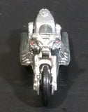 2005 Hot Wheels First Editions Realistix Airy 8 Metalflake Silver Motorcycle Die Cast Toy Vehicle - Treasure Valley Antiques & Collectibles