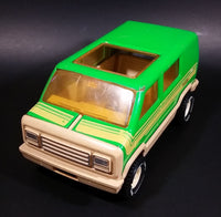 Vintage Tonka Pressed Steel and Plastic Green and Beige Pop-up Camper Van - Treasure Valley Antiques & Collectibles