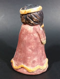 Hand Painted Small Native Girl Ceramic Figurine Numbered 14 - Treasure Valley Antiques & Collectibles