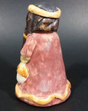 Hand Painted Small Native Girl Ceramic Figurine Numbered 14 - Treasure Valley Antiques & Collectibles