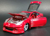 Jada Import Racer Toyota Celica Red 1/24 Scale Die Cast Toy Car Vehicle No. 50710-9 - Missing Spoiler - Treasure Valley Antiques & Collectibles