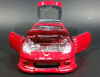 Jada Import Racer Toyota Celica Red 1/24 Scale Die Cast Toy Car Vehicle No. 50710-9 - Missing Spoiler - Treasure Valley Antiques & Collectibles