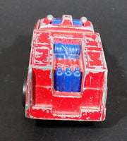 1982 Hot Wheels Flying Colors Rescue Ranger Red Fire Truck Die Cast Toy Car Vehicle - BW - Blue Lights - Treasure Valley Antiques & Collectibles