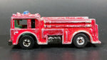 1982 Hot Wheels Fire Eater Red Fire Truck Die Cast Toy Car Vehicle - BW - Blue Lights - Treasure Valley Antiques & Collectibles