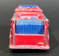 1982 Hot Wheels Fire Eater Red Fire Truck Die Cast Toy Car Vehicle - BW - Blue Lights - Treasure Valley Antiques & Collectibles