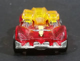 2005 Hot Wheels What-4-2 Translucent Red w/ Flames Die Cast Toy Race Car Vehicle - Treasure Valley Antiques & Collectibles