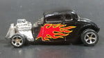 Maisto '34 Ford Hot Rod Black w/ Flames 1/64 Scale Die Cast Toy Car Vehicle - Treasure Valley Antiques & Collectibles