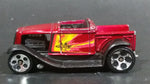 2005 Hot Wheels Heat Fleet II Hooligan Dark Red Die Cast Toy Car Hot Rod Vehicle - Treasure Valley Antiques & Collectibles