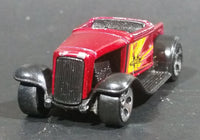 2005 Hot Wheels Heat Fleet II Hooligan Dark Red Die Cast Toy Car Hot Rod Vehicle - Treasure Valley Antiques & Collectibles