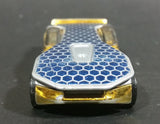 2007 Hot Wheels Solar Reflex Chrome Gold Blue Die Cast Toy Car Vehicle - Treasure Valley Antiques & Collectibles