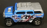 2005 Hot Wheels Robo Revenge Rockster Blue Hummer Style Die Cast Toy Car Vehicle - Treasure Valley Antiques & Collectibles