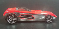 2004 First Editions Hot Wheels Shredded Red Die Cast Toy Race Car Vehicle - Treasure Valley Antiques & Collectibles