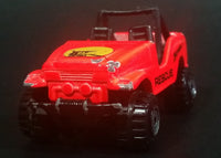 1996 Hot Wheels Baywatch Jeep CJ Bright Orange Die Cast Toy Car Vehicle - Treasure Valley Antiques & Collectibles