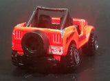 1996 Hot Wheels Baywatch Jeep CJ Bright Orange Die Cast Toy Car Vehicle - Treasure Valley Antiques & Collectibles