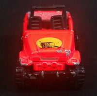 1996 Hot Wheels Baywatch Jeep CJ Bright Orange Die Cast Toy Car Vehicle - Treasure Valley Antiques & Collectibles