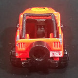 1996 Hot Wheels Baywatch Jeep CJ Bright Orange Die Cast Toy Car Vehicle - Treasure Valley Antiques & Collectibles