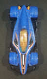 2010 Hot Wheels Formula Street Metalflake Blue Die Cast Toy Race Car Vehicle - Treasure Valley Antiques & Collectibles