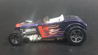 2001 Hot Wheels Deuce Roadster Metalflake Purple Die Cast Toy Hot Rod Car Vehicle - Treasure Valley Antiques & Collectibles