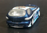 2003 Hot Wheels Highway 35 World Race Wave Rippers Team #1 Deora II Dark Blue Die Cast Toy Car Vehicle - Treasure Valley Antiques & Collectibles