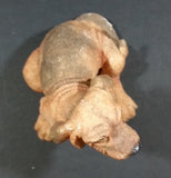 Light Brown Hound Dog Sitting Resin Figurine - Treasure Valley Antiques & Collectibles