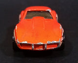 1998 Hot Wheels Tattoo Machines Corvette Stingray Orange Die Cast Toy Car Vehicle - Treasure Valley Antiques & Collectibles