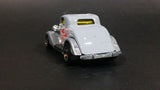 2006 Hot Wheels '34 Ford 3-Window Grey with Flames Die Cast Toy Car Hot Rod Vehicle - Treasure Valley Antiques & Collectibles