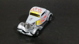 2006 Hot Wheels '34 Ford 3-Window Grey with Flames Die Cast Toy Car Hot Rod Vehicle - Treasure Valley Antiques & Collectibles