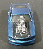 2003 Hot Wheels First Editions Tooned 1968 Mustang Dark Blue Die Cast Toy Muscle Car Vehicle - Treasure Valley Antiques & Collectibles