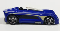 2008 Hot Wheels Mystery Cars Monoposto Blue Die Cast Toy Car Vehicle - Treasure Valley Antiques & Collectibles