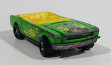 2000 Hot Wheels '65 Mustang Convertible Classic Rock Lime Green Die Cast Toy Car Vehicle - Treasure Valley Antiques & Collectibles