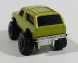 1983 Hot Wheels Mini Racers Chevy Blazer 4 x 4 Green Yellow Die Cast Toy Car Vehicle - Treasure Valley Antiques & Collectibles