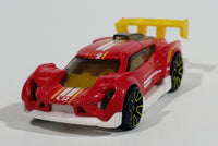 2015 Hot Wheels HW Race: World Race Super Blitzen Red Die Cast Toy Race Car Vehicle - Treasure Valley Antiques & Collectibles