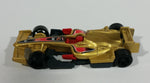 2011 Hot Wheels Track Stars F1 Racer Metallic Gold Die Cast Toy Race Car Vehicle - Treasure Valley Antiques & Collectibles