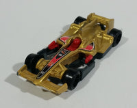 2011 Hot Wheels Track Stars F1 Racer Metallic Gold Die Cast Toy Race Car Vehicle - Treasure Valley Antiques & Collectibles